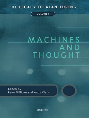 cover image of Machines and Thought